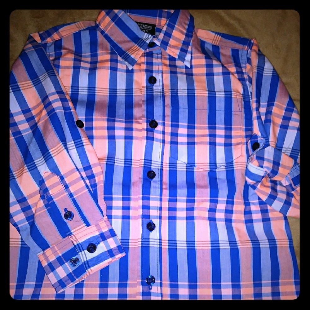 Youth Boys Plaid Shirt